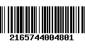 Código de Barras 2165744004801