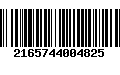 Código de Barras 2165744004825