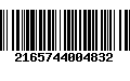 Código de Barras 2165744004832