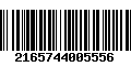 Código de Barras 2165744005556