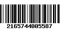 Código de Barras 2165744005587