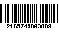 Código de Barras 2165745003889