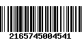 Código de Barras 2165745004541