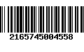 Código de Barras 2165745004558