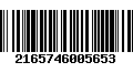 Código de Barras 2165746005653