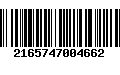 Código de Barras 2165747004662