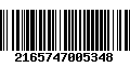 Código de Barras 2165747005348