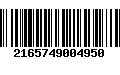 Código de Barras 2165749004950