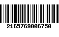 Código de Barras 2165769006750