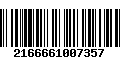 Código de Barras 2166661007357