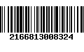 Código de Barras 2166813008324