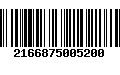 Código de Barras 2166875005200