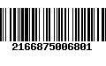 Código de Barras 2166875006801