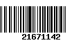 Código de Barras 21671142