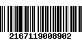 Código de Barras 2167119008902