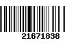 Código de Barras 21671838