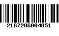 Código de Barras 2167286004851