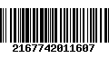 Código de Barras 2167742011607