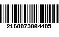 Código de Barras 2168073004405