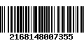 Código de Barras 2168148007355