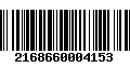 Código de Barras 2168660004153