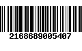 Código de Barras 2168689005407