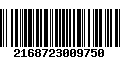 Código de Barras 2168723009750