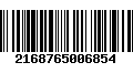 Código de Barras 2168765006854