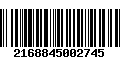 Código de Barras 2168845002745