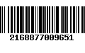 Código de Barras 2168877009651