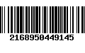 Código de Barras 2168950449145