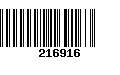 Código de Barras 216916