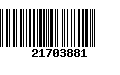 Código de Barras 21703881