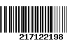 Código de Barras 217122198