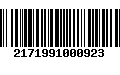 Código de Barras 2171991000923