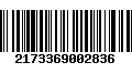 Código de Barras 2173369002836