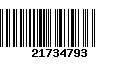 Código de Barras 21734793