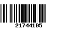 Código de Barras 21744105