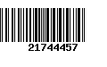 Código de Barras 21744457