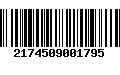 Código de Barras 2174509001795