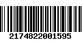 Código de Barras 2174822001595