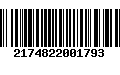 Código de Barras 2174822001793