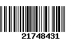 Código de Barras 21748431