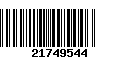 Código de Barras 21749544