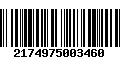 Código de Barras 2174975003460
