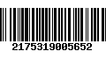 Código de Barras 2175319005652