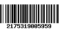 Código de Barras 2175319005959