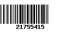 Código de Barras 21755415