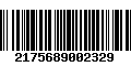 Código de Barras 2175689002329