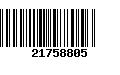 Código de Barras 21758805